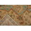 Hand-Knotted Serapi Rug Beige Blue Red Medallion Serapi Pattern By Rug & Kilim-1163050545