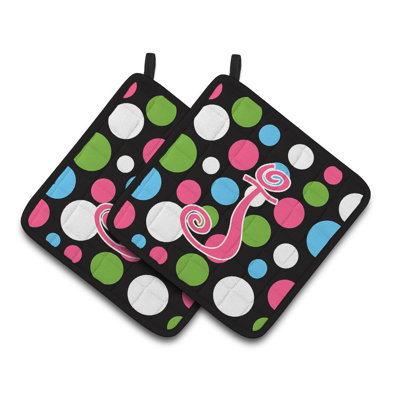 Cuisinier poignée Polka Dots