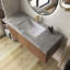 Meuble-lavabo mural pré-assemblé en contreplaqué avec lavabo, tiroir et portes-1408954812