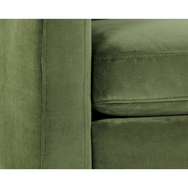 Fauteuil rembourré Tamsin - Vert, Vert