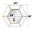 Miroir mural Hexagon