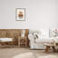 Impression de formes brunes sur fond beige sur bois-93871894-93871893