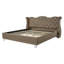 Lit plateforme tapissier Garrison Modern