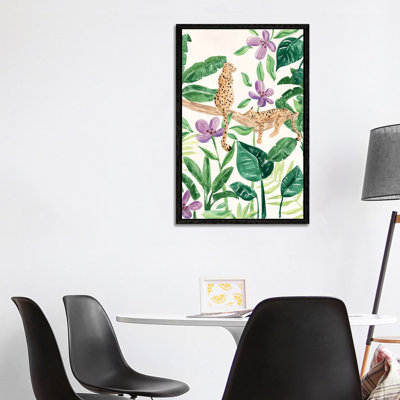 Leopards In The Jungle by Sabina Fenn - Painting on Canvas