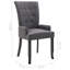 Chaise de salle à manger d'appoint avec accoudoirs pour la maison-1670514094