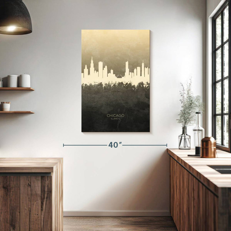 Horizon de Sir Illinois, Chicago, Illinois, H 39 po x l 26 po
