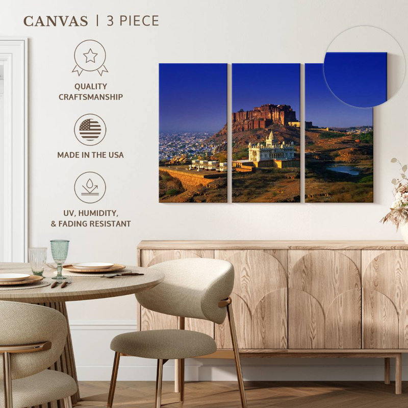 Jodhpur City, 48" H x 74" W