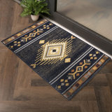 Tapis durable en polypropylène Southwest parfait pour les maisons modernes et les endroits très passants