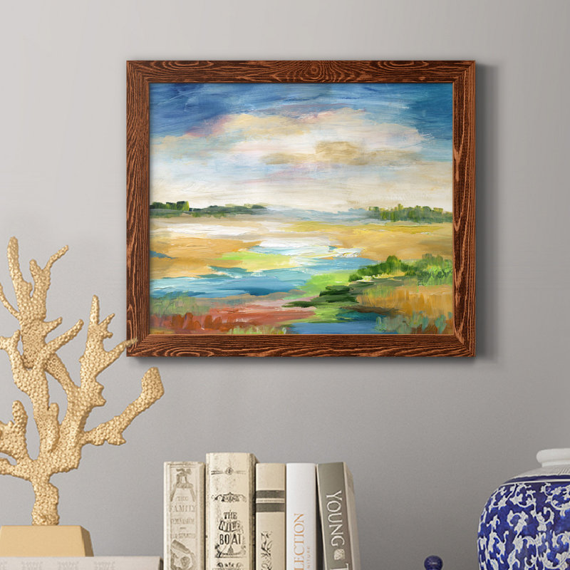 Distant Inlet - reproduction d'art sur toile, H 24 po x l 18 po x P 1,5 po, Érable