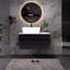 Petit meuble-lavabo flottant simple 31,5 pouces avec lavabo