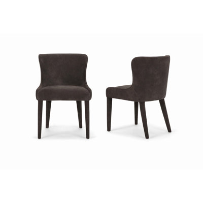 Anderson Slope Charcoal Chenille Dining Chair