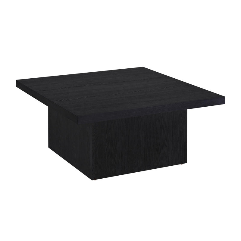 Table basse carrée, Noir