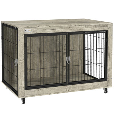 Furniture Style Crate with 3 Doors