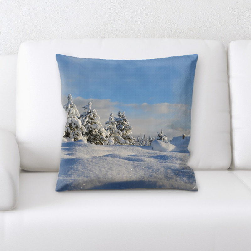 Coussin bonhomme de neige
