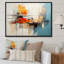 Teal Orange Bold Energy IV - Dams, art mural-1865152126-1865152097