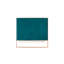 Causeuse en velours bleu sarcelle Trillium-327596391