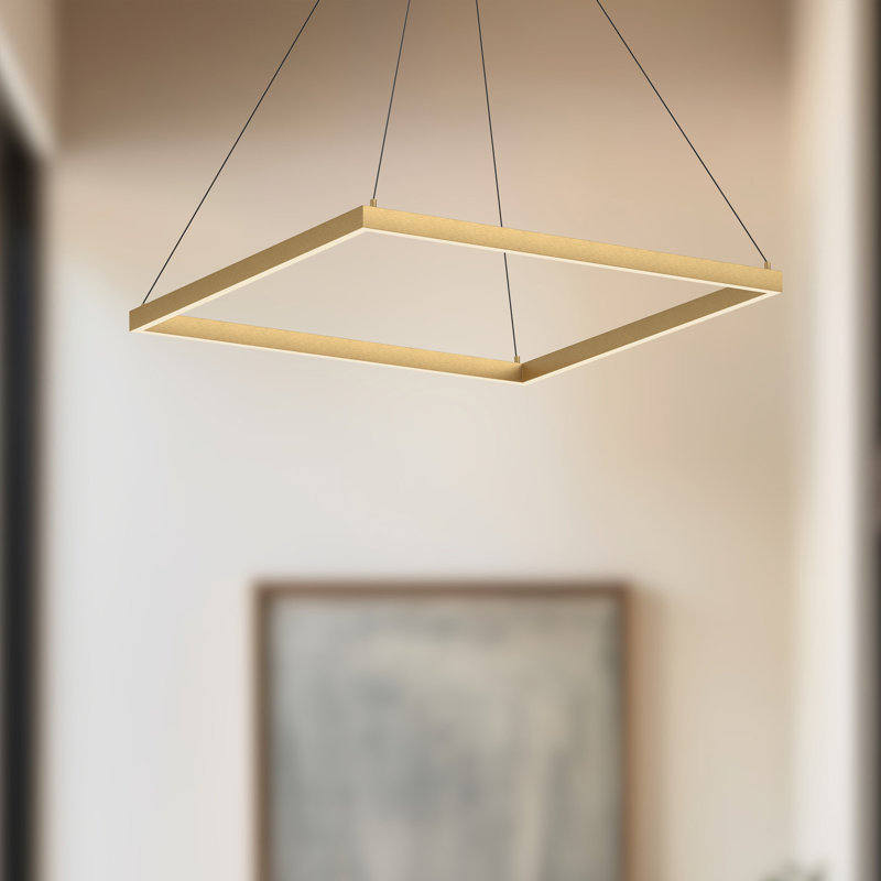 Piazza 1 - Light LED Pendant, 1.38" H x 35.38" W x 35.38" D
