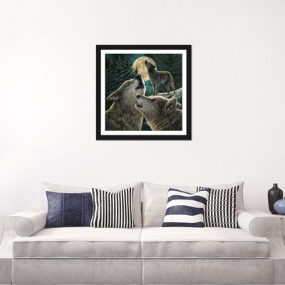 « loup song », impression sur toile