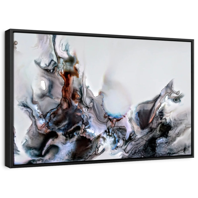 «Black Flames», reproduction sur toile, H 21 po x l 31 po