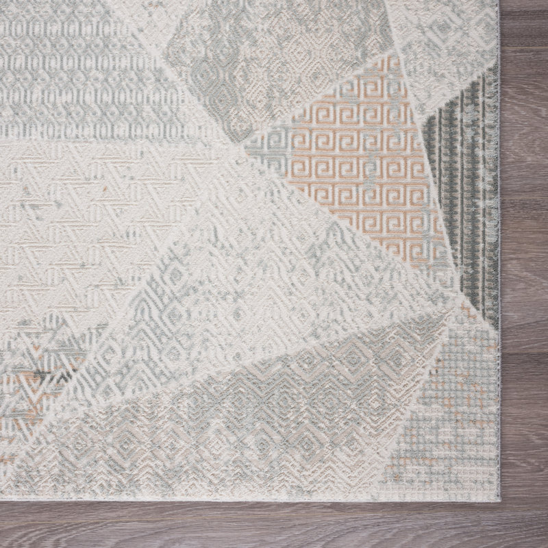 Jaiseon Geometric Indoor Rug, Runner 1'10" x 3'