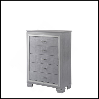 Miroir à commode haute 5 tiroirs 1Pc