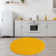 Myshaggy Collection Rugs Solid Design in Yellow