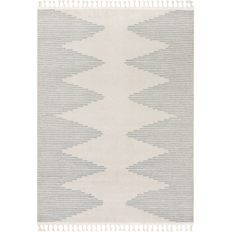 Loop-De-Loop Geometric Synthetic Area Rug, Rectangle 120 x 180cm