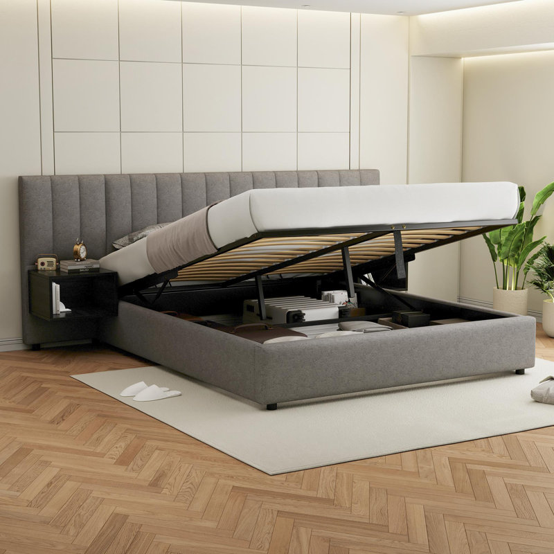 Breaghannon Upholstered Ottoman Storage Bed, European Kingsize (160 x 200cm)