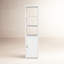 Lark 3- Tier 1 Door Narrow Etagere Bookcase-1613104291