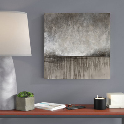 Paysage gris texturé