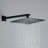Thermostatic Shower System with Rough in-Valve Rain Shower Heads