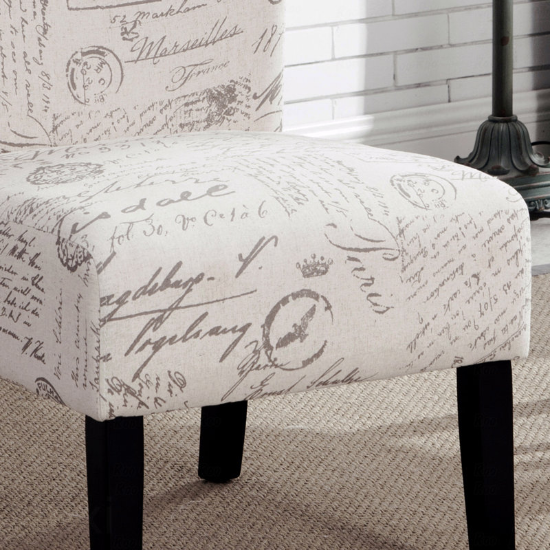 Fabric Armless Contemporary Accent Basic Accent Chair