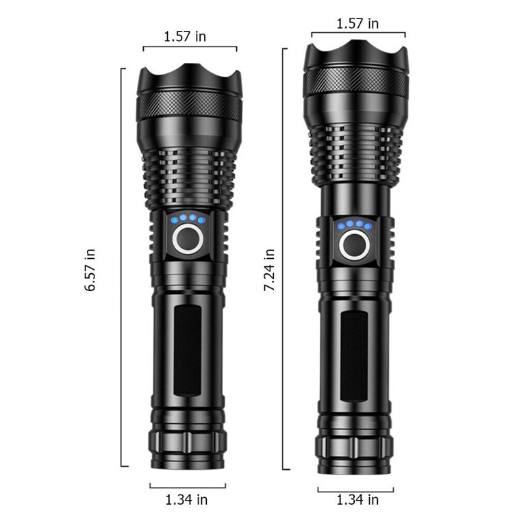 6'' Battery Powered Integrated LED Flashlight