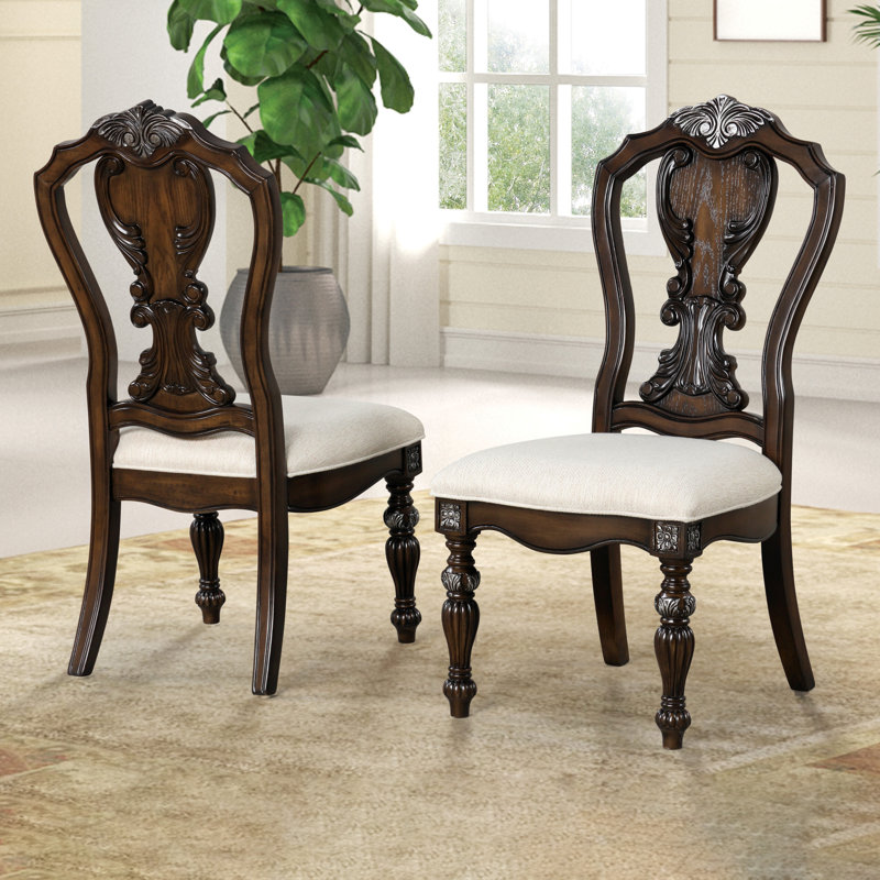 Chaise de salle à manger rembourrée Giselle