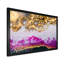 Résine époxy or blanc et fuchia - peinture sur toile-67386272-67386282