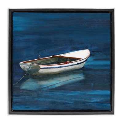 «Calm Floating Boat Floater», art mural sur toile par Nan