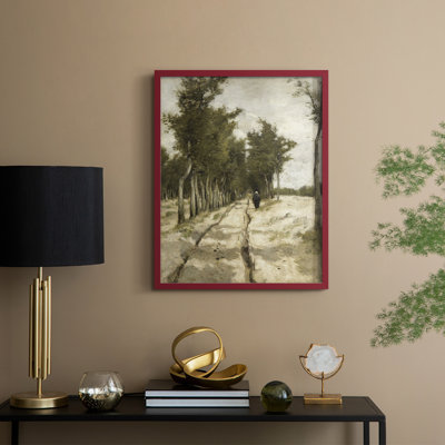 «Vintage Landscape CCLX», reproduction encadrée - bois massif