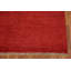 Tapis contemporain contemporain rouge Gabbeh