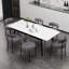 Chaises d'appoint rembourrées avec structure en fer-380601327