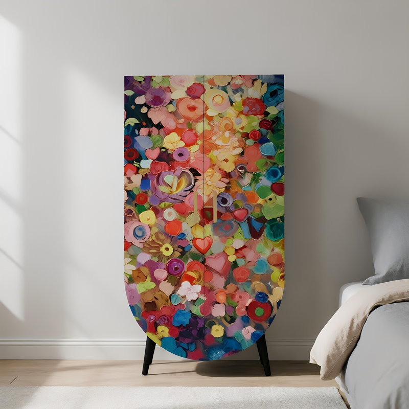 Household independent retro style wardrobe