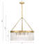 Lustre forgé 8 lumières noires-70760601