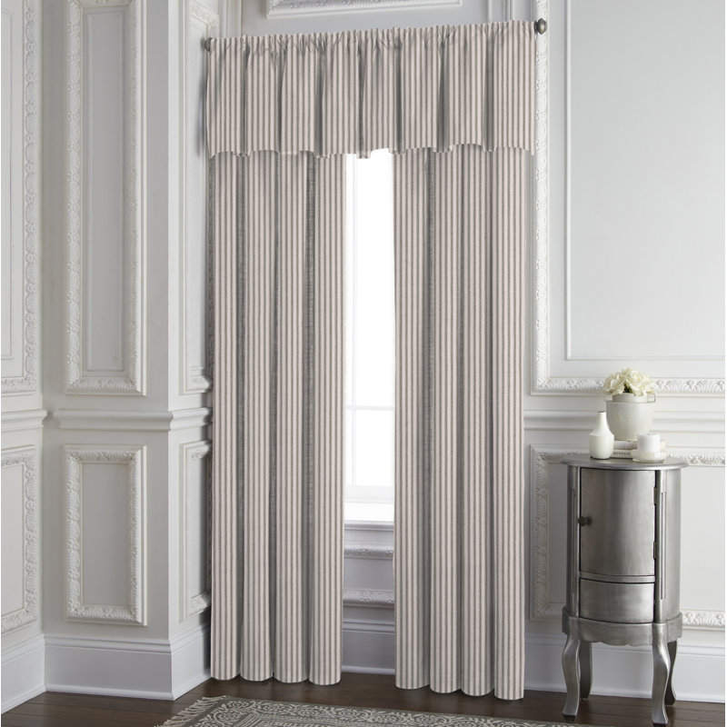 Gesto 100% Cotton Room Darkening Curtain Panel, 50" W x 144" L, Navy