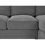 Canapé modulaire en chenille 2 pièces avec ports USB-720985327