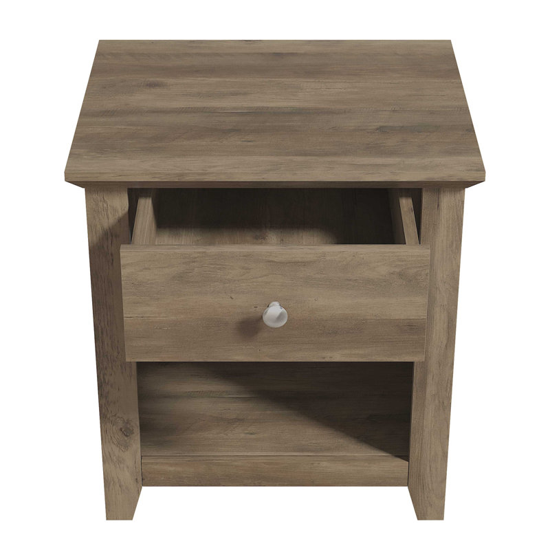 Table de chevet 1 tiroir Tevrat, Brun