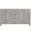 Base de meuble-lavabo double autoportant de 60 po Souther seulement-1417997597