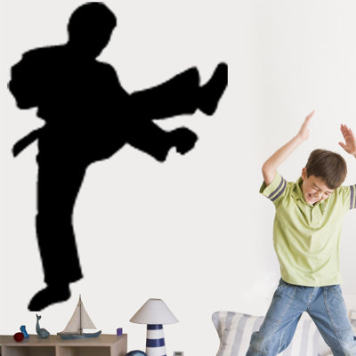 Martial Arts Non-Wall Damaging Wall Decal