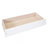 Twin Size Platform Bed With Trundle And Drawers, White