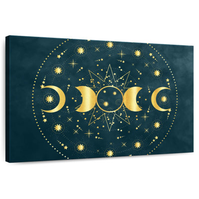 Adella, soleil, lune et étoiles