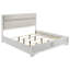 Ensemble de très grand lit 4 pièces avec commodes, miroir, paillettes Vino-117056049-117056048
