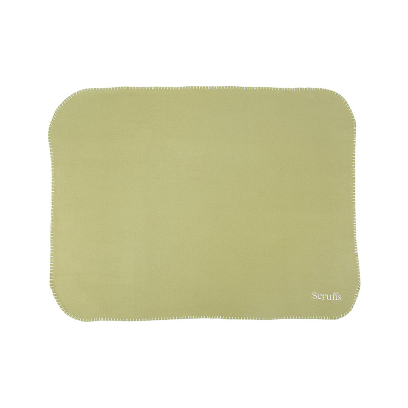 Fleece/Microfiber Pet Blanket, Khaki Green, 140cm x 100cm